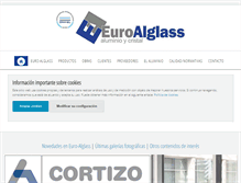 Tablet Screenshot of euro-alglass.com